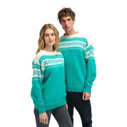 Dale of Norway Cortina 1956 Sweater in Peacock Off White
